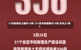 31省新增本土确诊15例（31省市新增确诊15例 含本土1例）