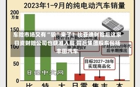 车险市场又有“狼”来了？比亚迪财险后这家日资财险公司也获准入局 背后集团股东包括丰田汽车