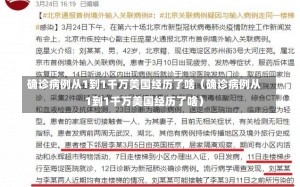 确诊病例从1到1千万美国经历了啥（确诊病例从1到1千万美国经历了啥）