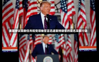 美国参议院新任共和党领袖誓言迅速就特朗普的提名采取行动