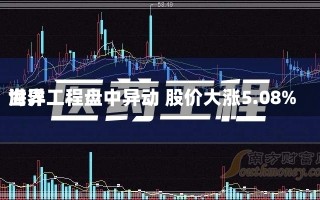 世界
海洋工程盘中异动 股价大涨5.08%