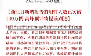 《上海无症状感染者总数，上海无症状感染者总数有多少》