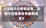 《沈阳今日疫情发布，沈阳今日疫情发布最新消息》