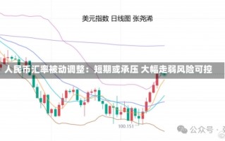 人民币汇率被动调整：短期或承压 大幅走弱风险可控