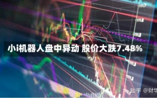 小i机器人盘中异动 股价大跌7.48%