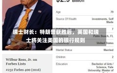 瑞士财长：特朗普获胜后，英国和瑞士将关注美国的银行规则