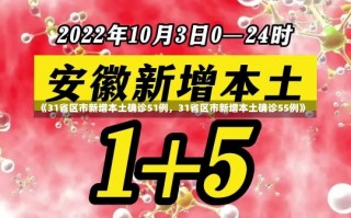 《31省区市新增本土确诊51例，31省区市新增本土确诊55例》