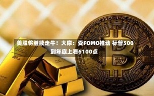 美股将继续走牛！大摩：受FOMO推动 标普500到年底上看6100点