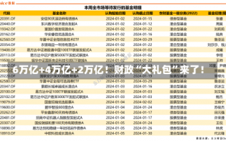 6万亿+4万亿+2万亿！财政“大礼包”来了！