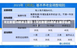 河北新增20例本土确诊（河北新增20例本土确诊轨迹）