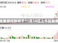 伟俊集团控股将于11月19日上午起复牌