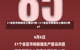 31省区市新增本土确诊4例（31省区市新增本土确诊4例p）