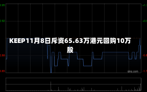 KEEP11月8日斥资65.63万港元回购10万股