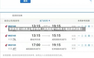 陕西新增10例本土确诊病例（陕西新增10例本土确诊病例详情）
