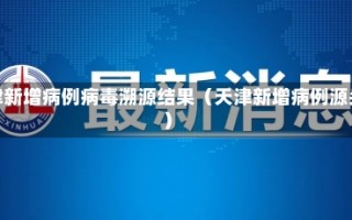 天津新增病例病毒溯源结果（天津新增病例源头）