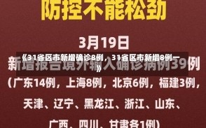 《31省区市新增确诊8例，31省区市新增8例一》