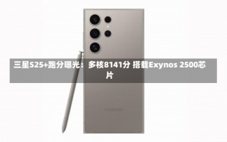 三星S25+跑分曝光：多核8141分 搭载Exynos 2500芯片