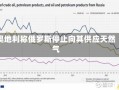 奥地利称俄罗斯停止向其供应天然气