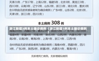 浙江新增3例本土确诊病例（浙江新增1例本土确诊病例）