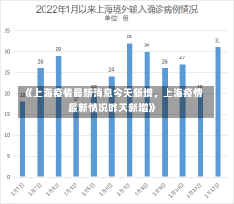 《上海疫情最新消息今天新增，上海疫情最新情况昨天新增》-第3张图片-多讯网