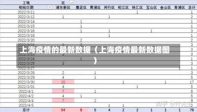 上海疫情的最新数据（上海疫情最新数据图）-第1张图片-多讯网