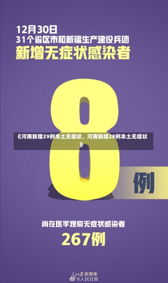 《河南新增29例本土无症状，河南新增28例本土无症状》-第1张图片-多讯网