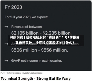 财报前瞻 | 超微电脑股价“脚踝斩”！Q1季报或又未经审计，抄底投资者应该关注什么？-第1张图片-多讯网