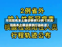 河北现有本土确诊病例12例（河北现有本土确诊病例行动轨迹）-第1张图片-多讯网