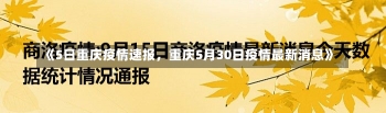 《5日重庆疫情速报，重庆5月30日疫情最新消息》-第2张图片-多讯网