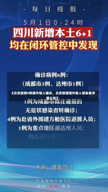 《北京新增9例境外输入确诊，北京新增境外输入感染者详情公布》-第3张图片-多讯网