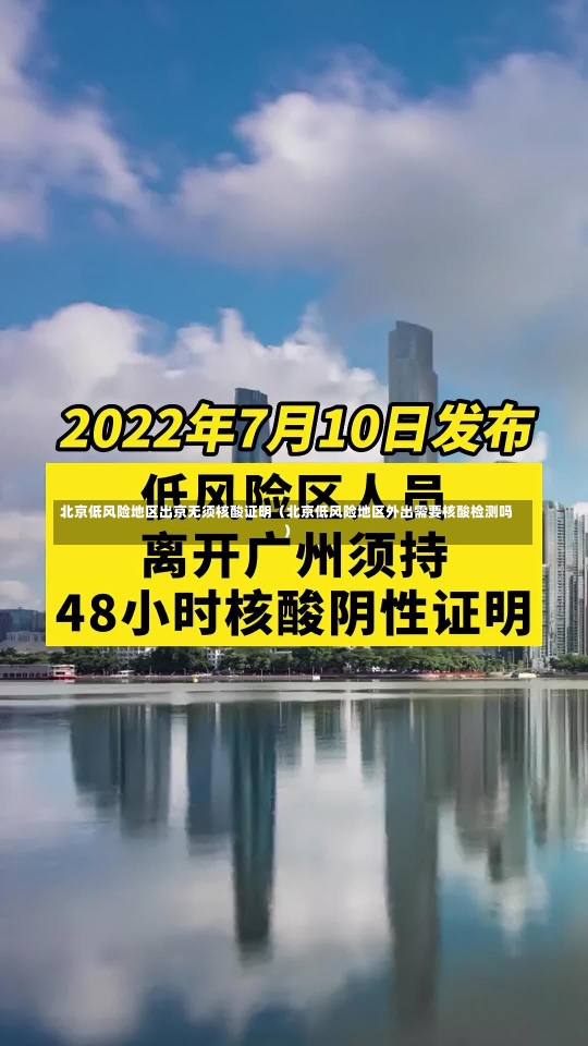 北京低风险地区出京无须核酸证明（北京低风险地区外出需要核酸检测吗）-第1张图片-多讯网