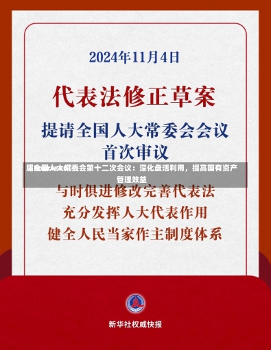 〖Fourteen〗、
届全国人大常委会第十二次会议：深化盘活利用，提高国有资产管理效益-第1张图片-多讯网