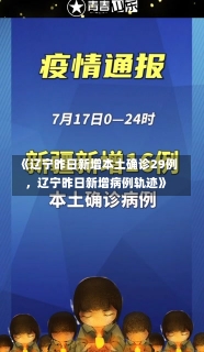 《辽宁昨日新增本土确诊29例，辽宁昨日新增病例轨迹》-第1张图片-多讯网