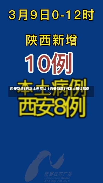 西安新增3例本土无症状（西安新增3例本土确诊病例）-第2张图片-多讯网