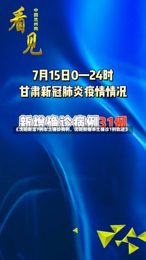 《沈阳新增7例本土确诊病例，沈阳新增本土确诊1例轨迹》-第1张图片-多讯网