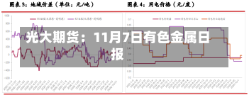 光大期货：11月7日有色金属日报-第2张图片-多讯网