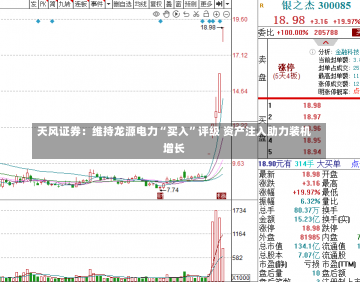 天风证券：维持龙源电力“买入”评级 资产注入助力装机增长-第2张图片-多讯网