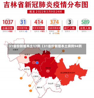 31省份新增本土17例（31省份新增本土病例94例）-第1张图片-多讯网