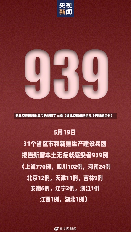 湖北疫情最新消息今天新增了15例（湖北疫情最新消息今天新增病例）-第1张图片-多讯网