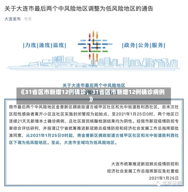 《31省区市新增12例确诊，31省区市新增12例确诊病例》-第1张图片-多讯网