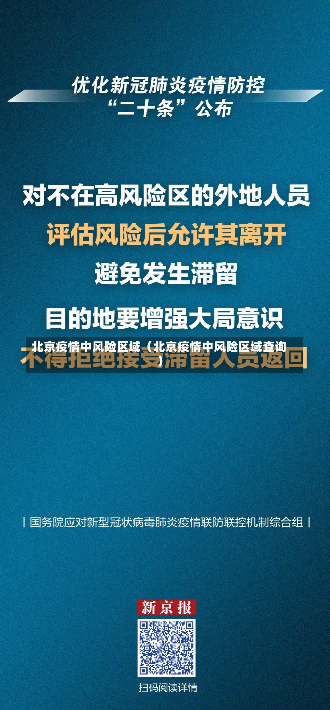 北京疫情中风险区域（北京疫情中风险区域查询）-第1张图片-多讯网