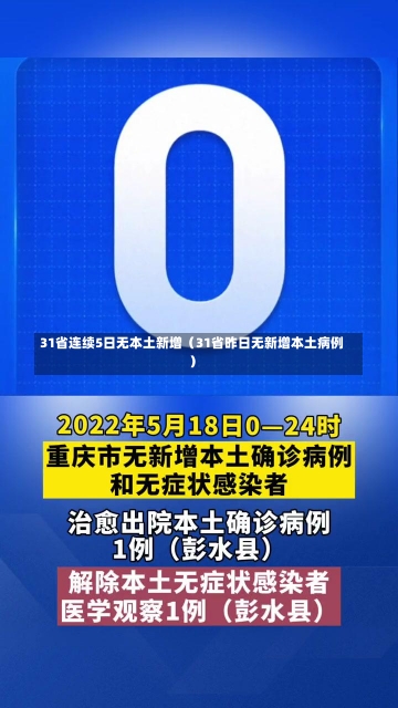 31省连续5日无本土新增（31省昨日无新增本土病例）-第3张图片-多讯网