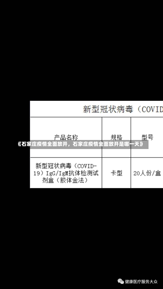 《石家庄疫情全面放开，石家庄疫情全面放开是哪一天》-第3张图片-多讯网