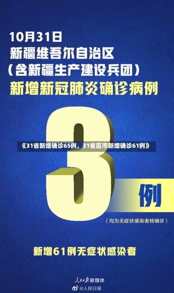 《31省新增确诊65例，31省区市新增确诊61例》-第2张图片-多讯网