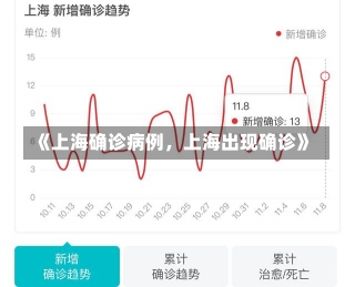 《上海确诊病例，上海出现确诊》-第2张图片-多讯网