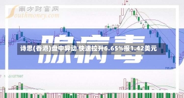 诗思(香港)盘中异动 快速拉升6.65%报1.42美元-第2张图片-多讯网