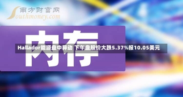 Hallador能源盘中异动 下午盘股价大跌5.37%报10.05美元-第1张图片-多讯网