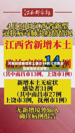 河南安阳新增本土确诊14例（河南安阳新增肺炎疫情）-第1张图片-多讯网