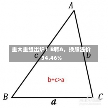 重大重组出炉！B转A，换股溢价34.46%-第1张图片-多讯网