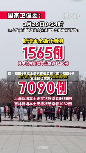 四川新增4例本土病例详情公布（四川新增4例本土确诊病例）-第2张图片-多讯网